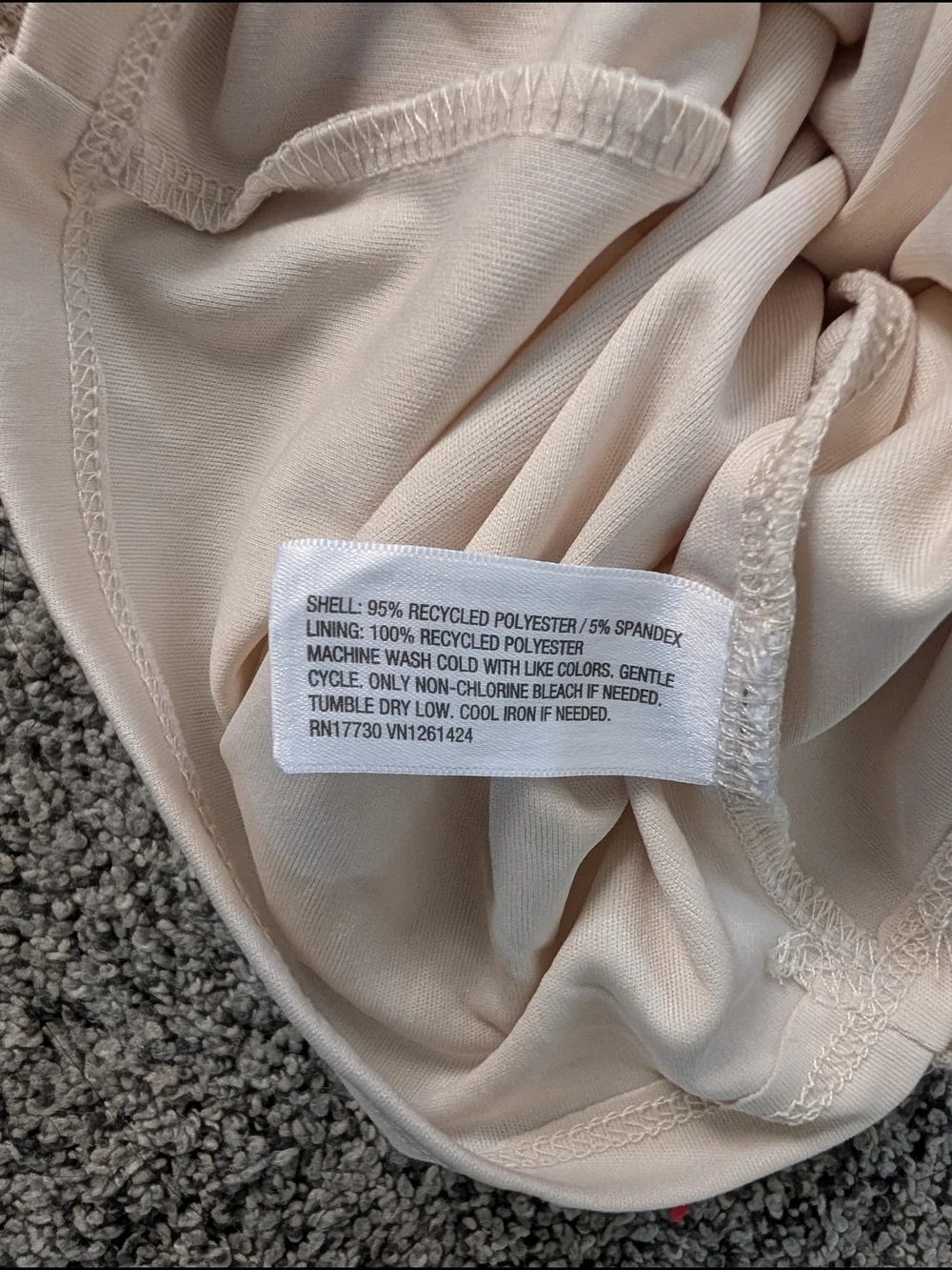 Express Tan Printed Sleeveless Blouse s - Picture 3 of 4